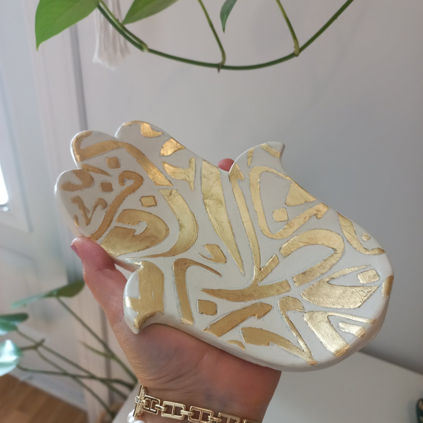 Vide-poche décoratif Khamsa – Fait main