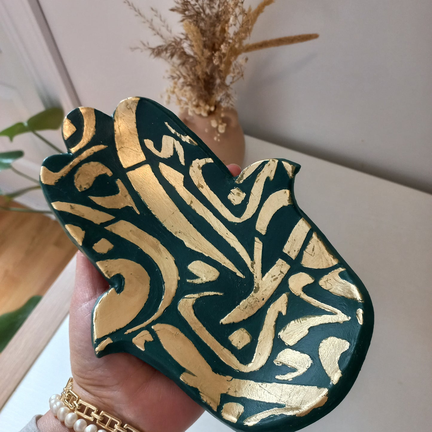 Vide-poche décoratif Khamsa – Fait main