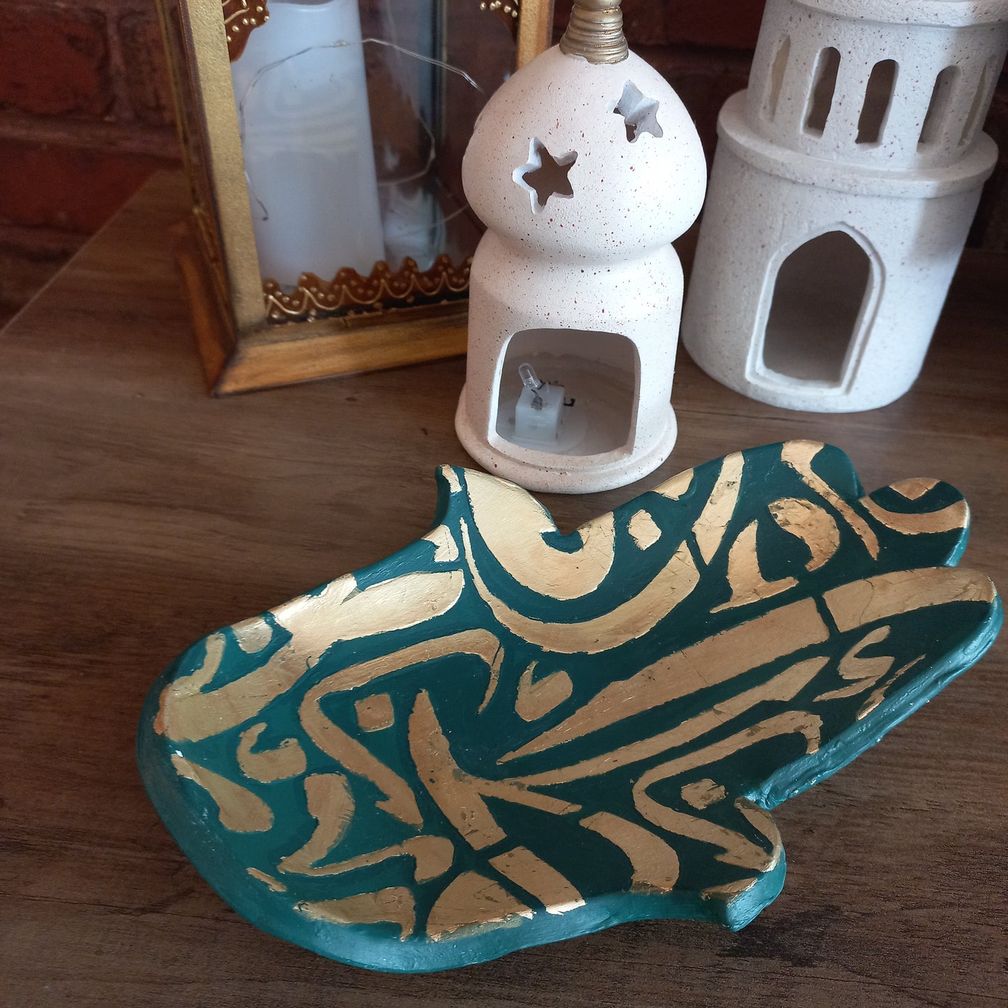 Vide-poche décoratif Khamsa – Fait main