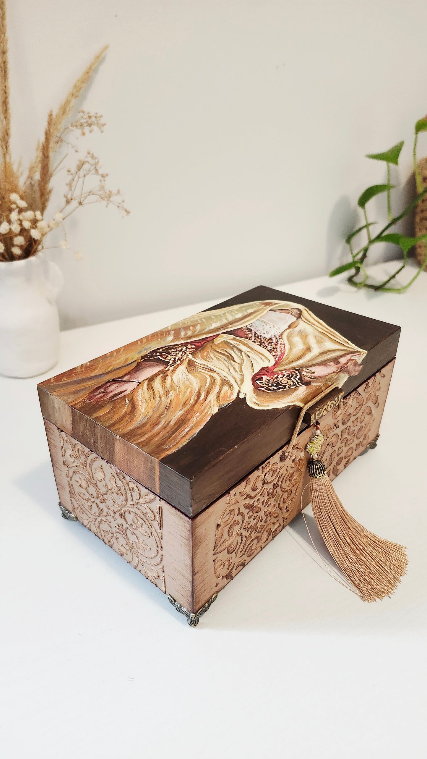 Coffre décoratif artisanal - Ambiance Algéroise