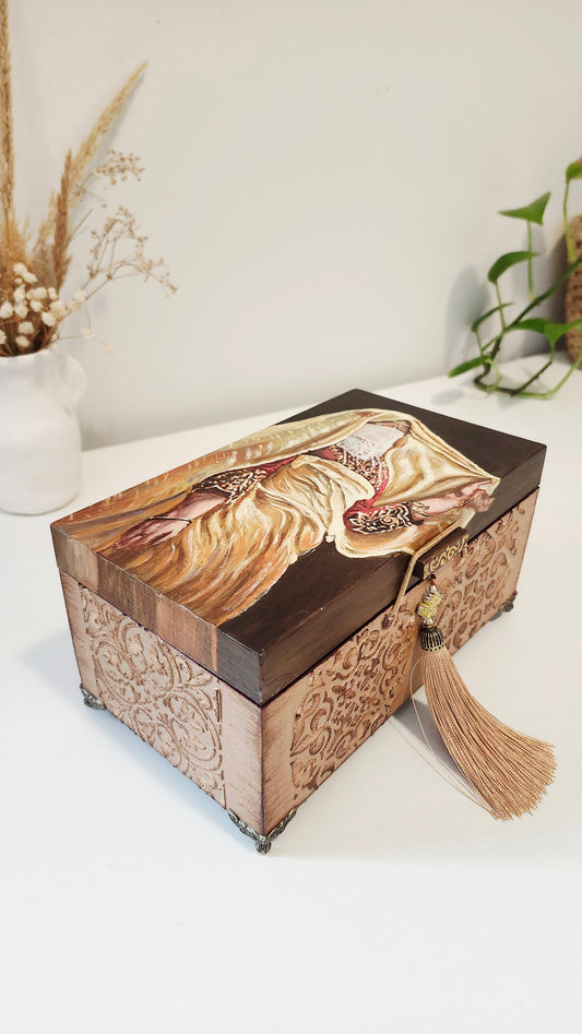 Coffre décoratif artisanal - Ambiance Algéroise