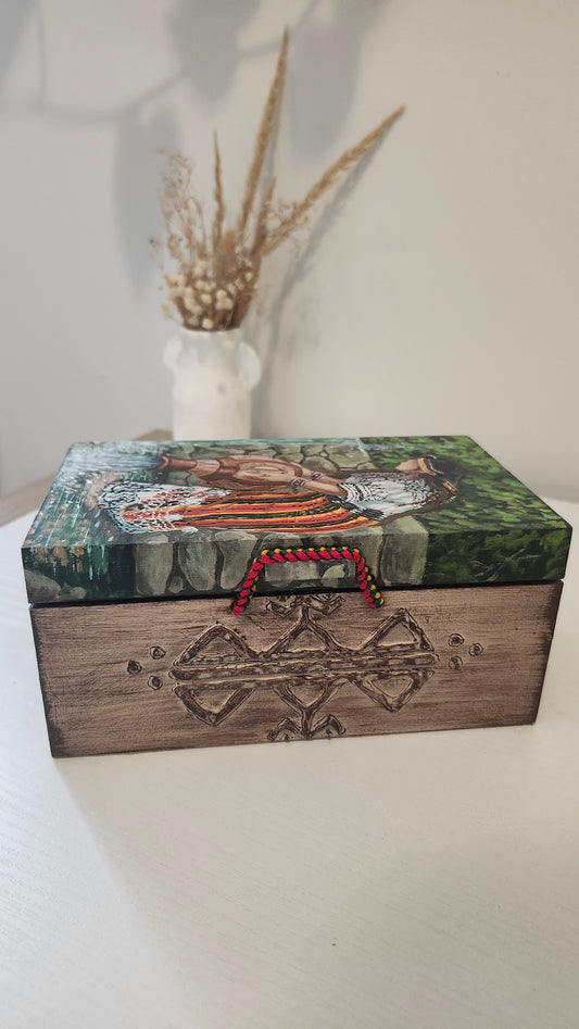 Coffre berbère artisanal