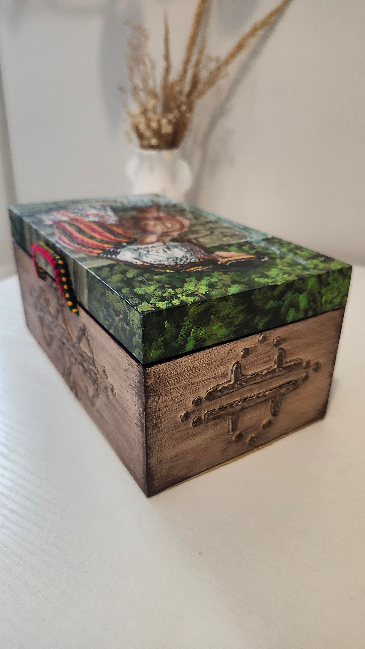 Coffre berbère artisanal