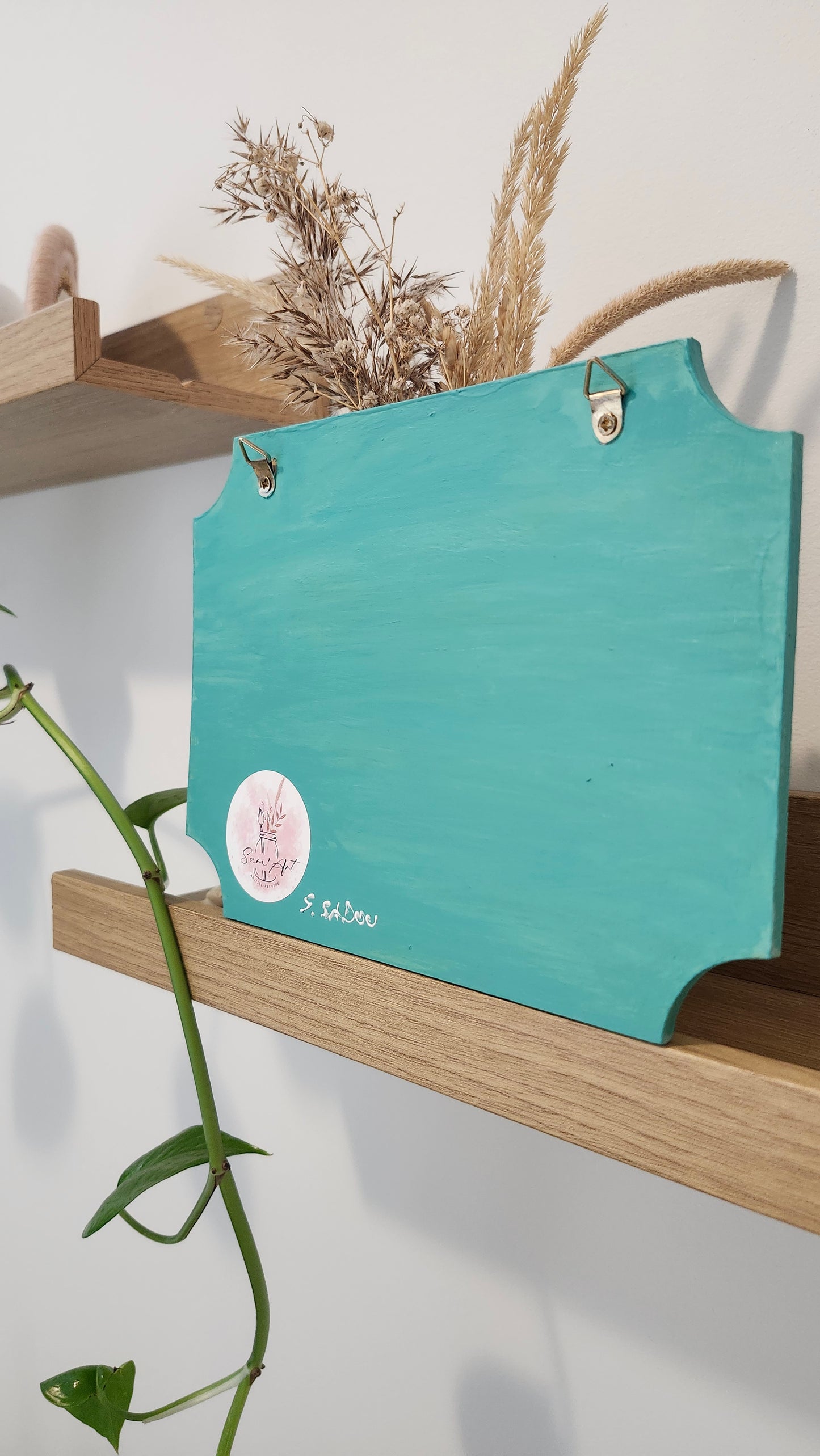 Accroche-clés mural décoratif - Fait main