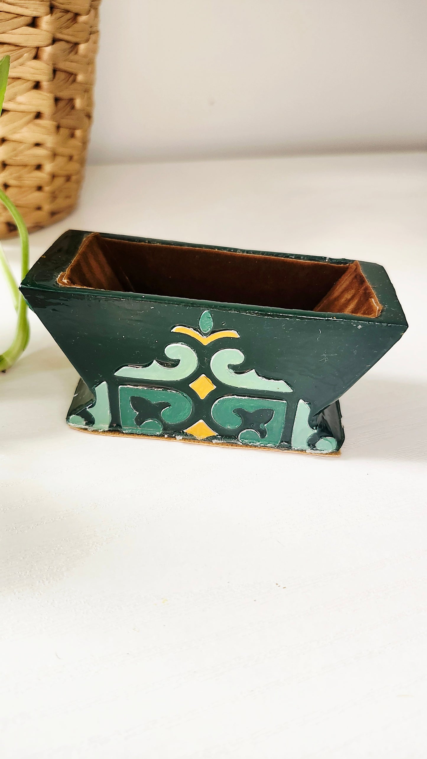 Dessous de verres artisanaux peints à la main