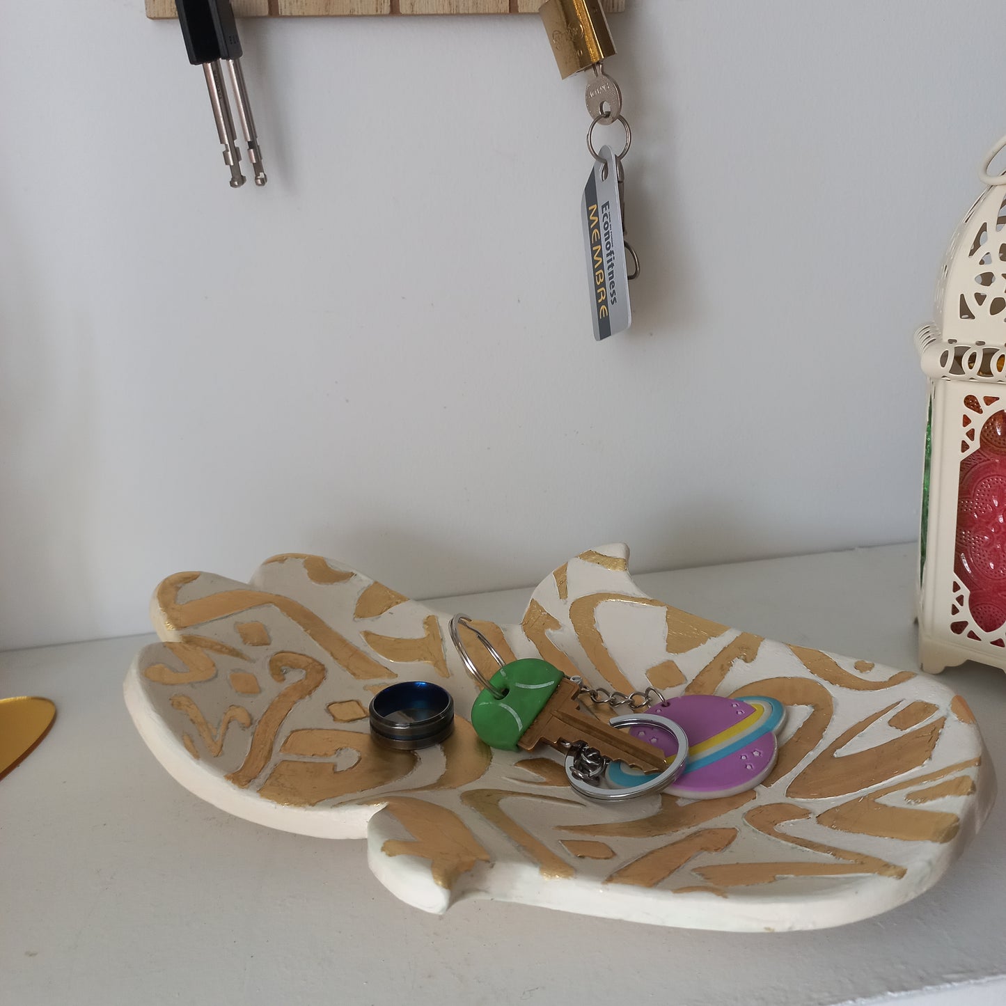 Vide-poche décoratif Khamsa – Fait main