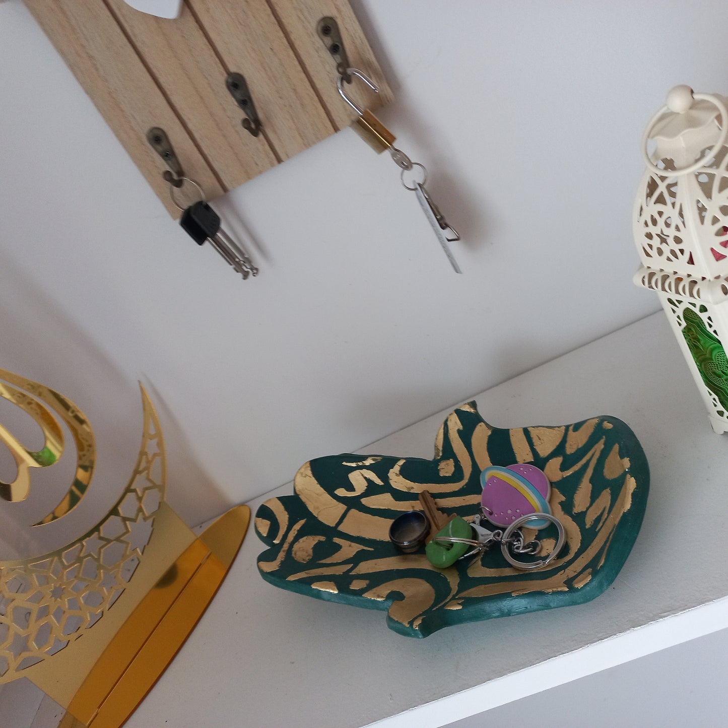 Vide-poche décoratif Khamsa – Fait main